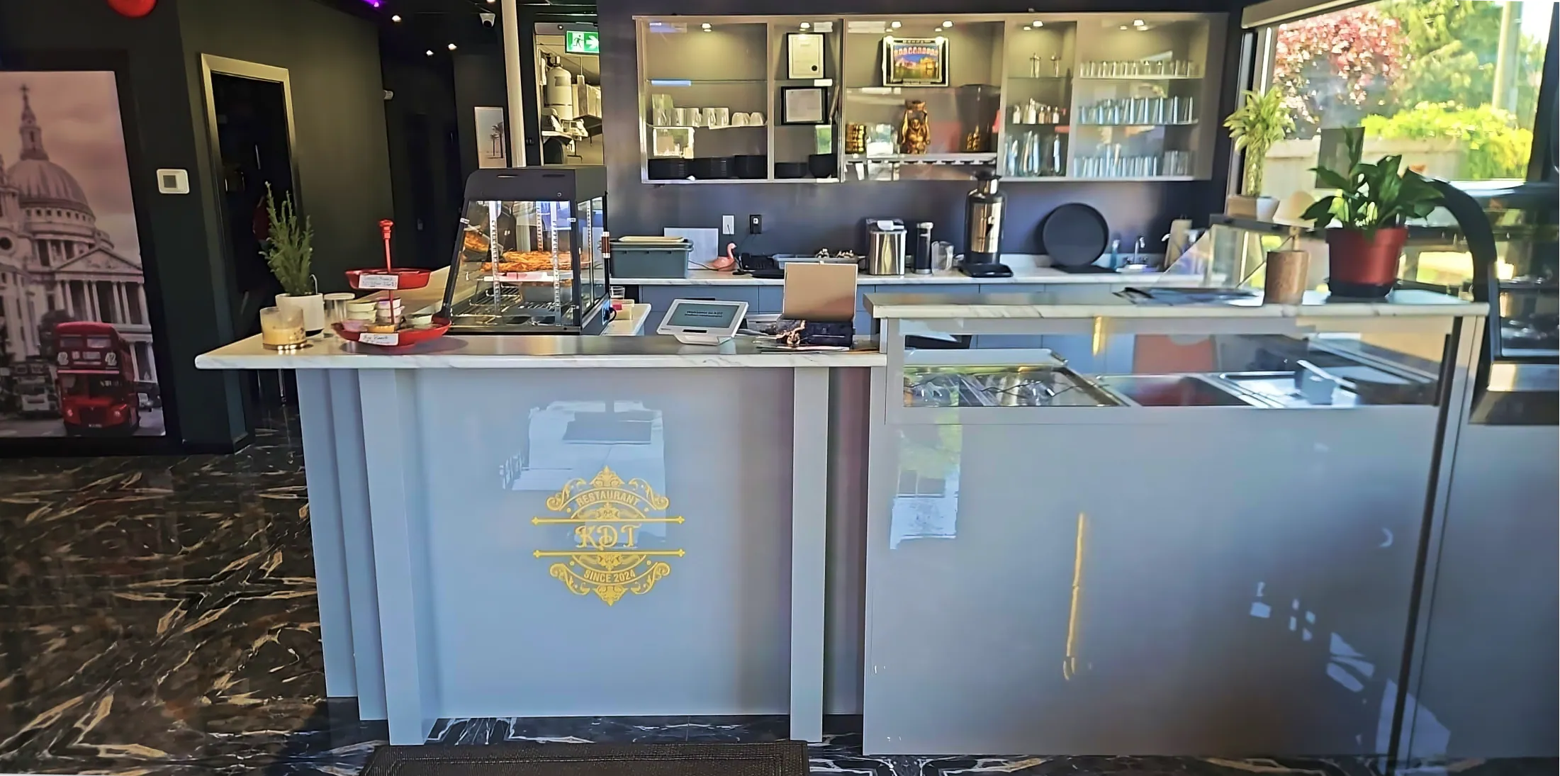 Interior of KDT Restaurant in Chilliwack, BC